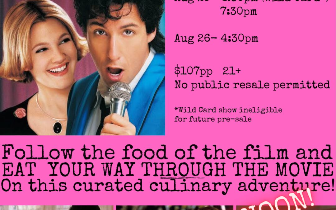 Cinema Supper Series The Wedding Singer